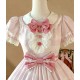 Mademoiselle Pearl Bow Rabbit Tops Blouses Aprons Skirts JSKs and Ops(Reservation/Full Payment Without Shipping)